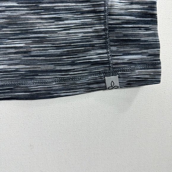 Prana T-Shirt Mens Size Large Heathered Gray Breathable Active Training Run Andy - Picture 4 of 9